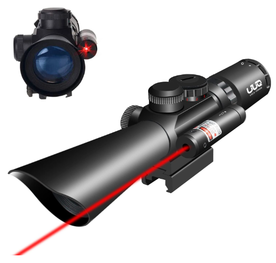UUQ Tactical 3.5-10X40 Illuminated Red/Green Mil Dot